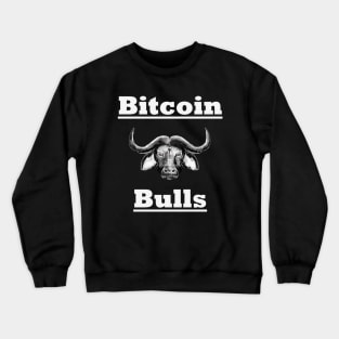 Bitcoin Bulls Cryptocurrency Bull Run Crewneck Sweatshirt